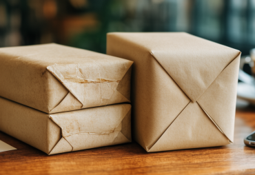 Wrapped packages scene representing repeat customers and retention