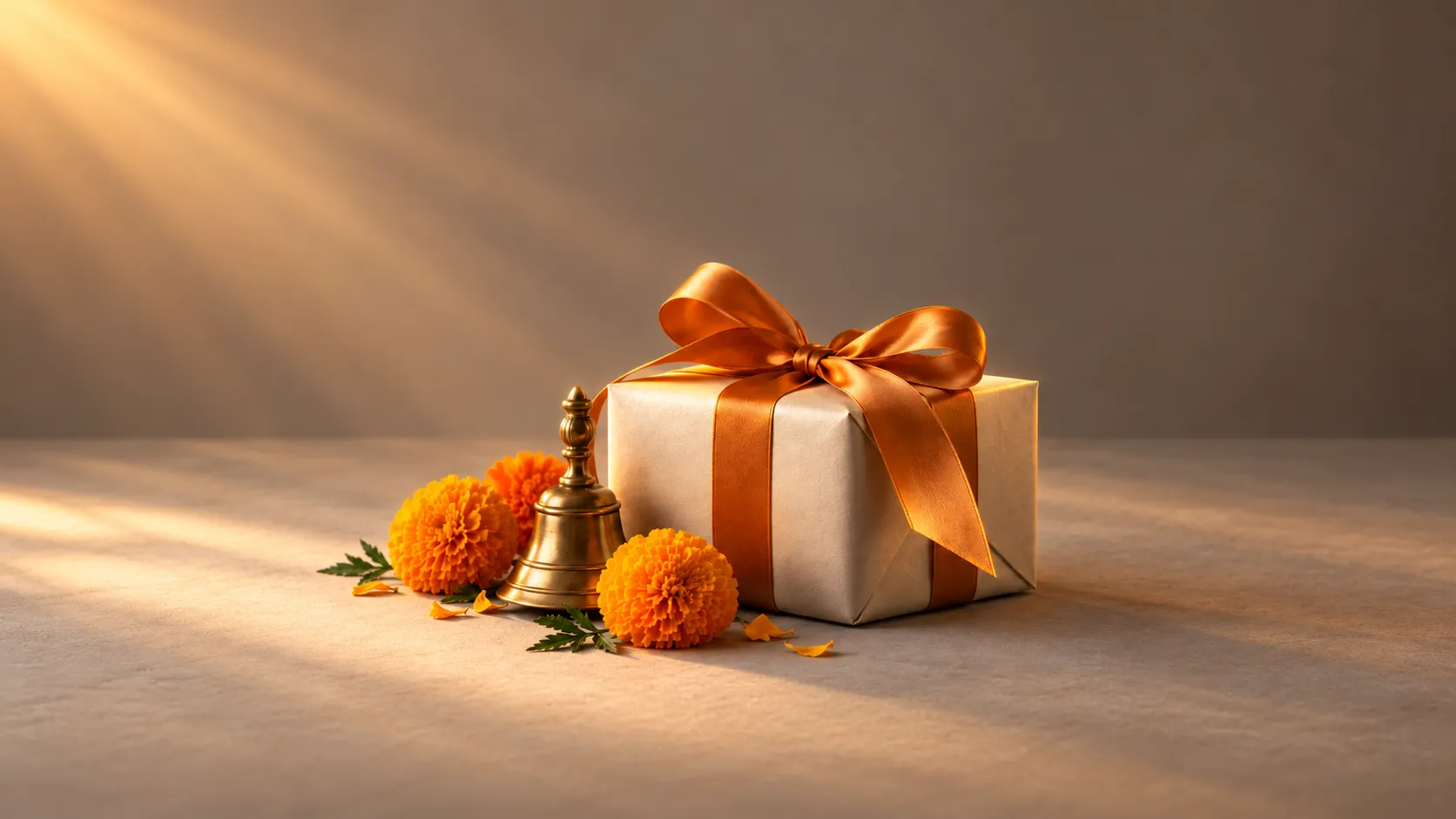 Festive golden gift box for Dussehra to Diwali marketing